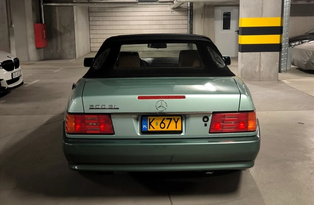 Mercedes-Benz SL cena 145000 przebieg: 99992, rok produkcji 1992 z Kraków małe 704